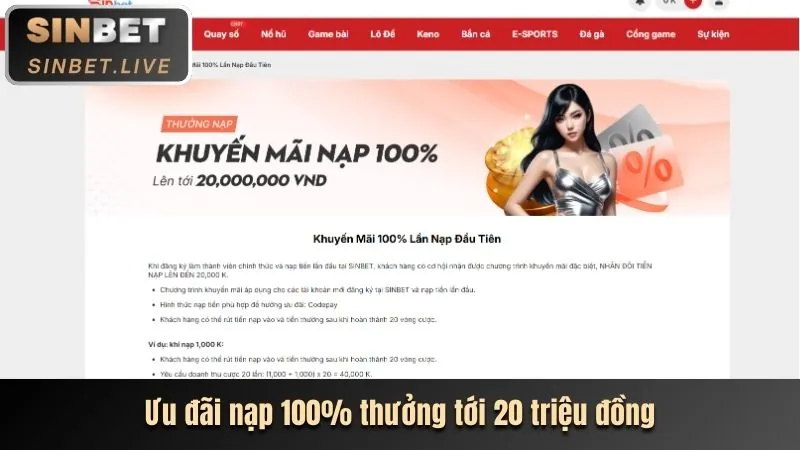 Thưởng chào mừng VF55